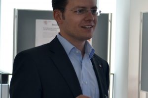 MdL Tobias Eckert bei einer seiner vielen Veranstaltungen