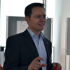 MdL Tobias Eckert bei einer seiner vielen Veranstaltungen